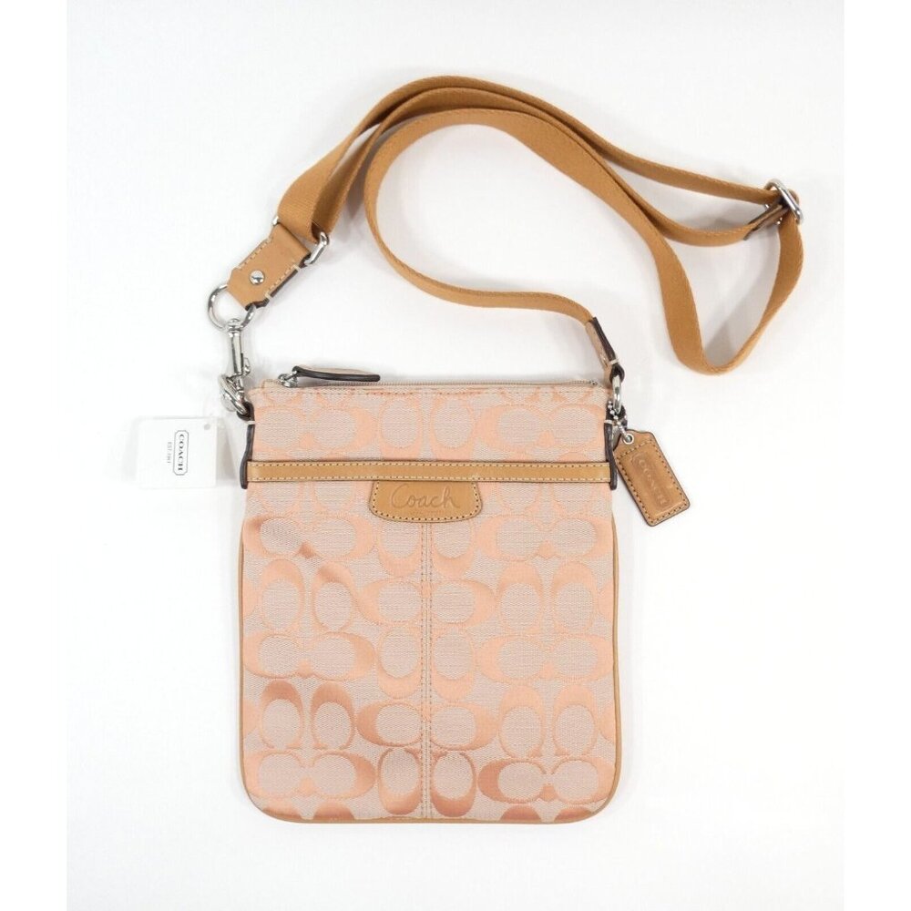 Coach Penelope Signature Tangerine Swingpack NWT F43631
